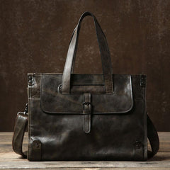 Leather Mens Cool Handbag Shoulder Bags Messenger Bag Laptop Bag for Men