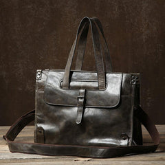 Leather Mens Cool Handbag Shoulder Bags Messenger Bag Laptop Bag for Men