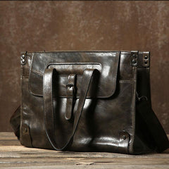 Leather Mens Cool Handbag Shoulder Bags Messenger Bag Laptop Bag for Men
