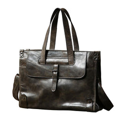Leather Mens Cool Handbag Shoulder Bags Messenger Bag Laptop Bag for Men