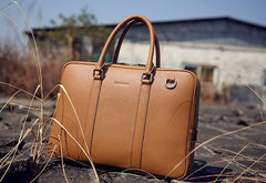 Cool Leather Mens  Briefcase Work Bags Vintage Business Bag Laptop Bags for men