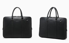 Cool Leather Mens  Briefcase Work Bags Vintage Business Bag Laptop Bags for men