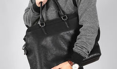 Leather Mens Cool Briefcases Work Bag Business Bag Laptop Bag for men