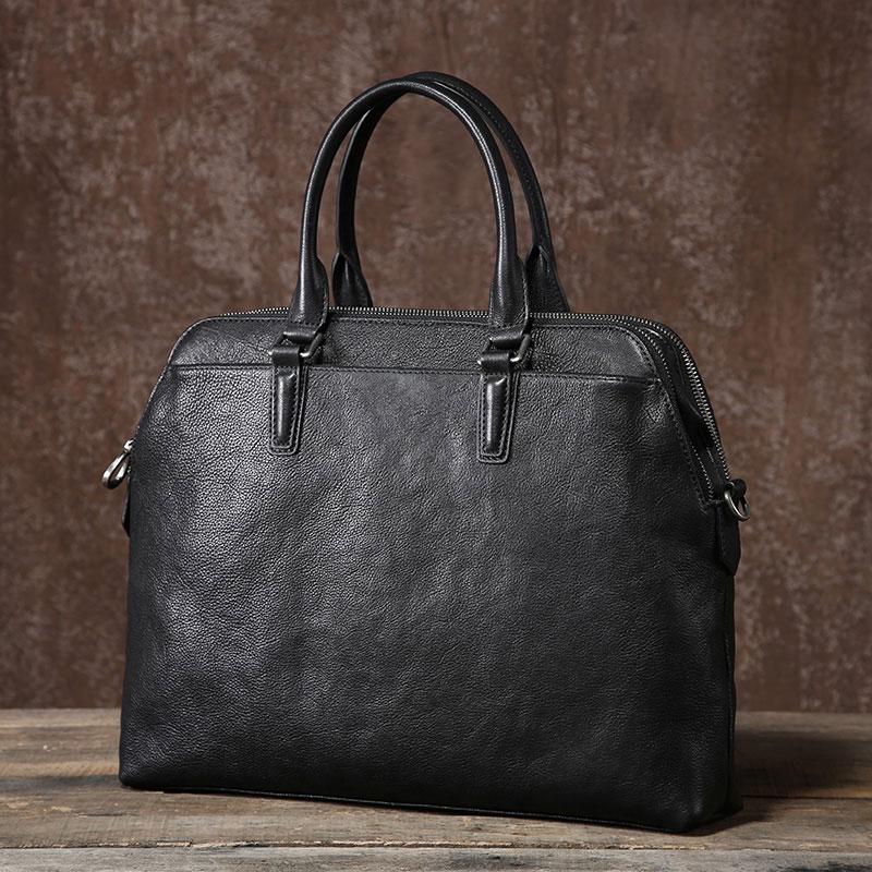 Leather Mens Cool Briefcases Work Bag Business Bag Laptop Bag for men