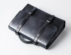 Leather Mens Cool Messengers Bag Large Briefcase Work Bag Business Bag Laptop Bag for men