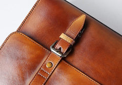 Leather Mens Cool Messengers Bag Large Briefcase Work Bag Business Bag Laptop Bag for men