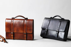 Leather Mens Cool Messengers Bag Large Briefcase Work Bag Business Bag Laptop Bag for men
