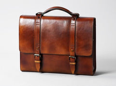 Leather Mens Cool Messengers Bag Large Briefcase Work Bag Business Bag Laptop Bag for men