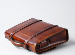 Leather Mens Cool Messengers Bag Large Briefcase Work Bag Business Bag Laptop Bag for men