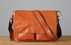 Cool Leather Mens Messenger Bag Shoulder Bags for Men