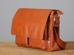 Cool Leather Mens Messenger Bag Shoulder Bags for Men