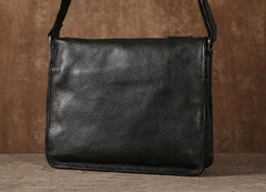 Coffee Leather Mens Cool Shoulder Bag Messenger Bags  for men