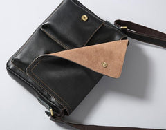 Cool Leather Mens Messenger Bag Shoulder Bags for Men