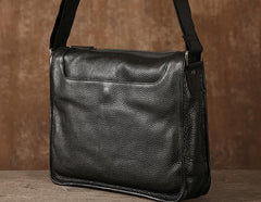 Coffee Leather Mens Cool Shoulder Bag Messenger Bags  for men