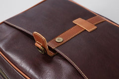 Leather Mens Cool Shoulder Bag Small Messenger Bag for men