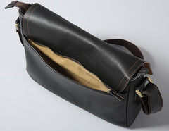 Cool Leather Mens Messenger Bag Shoulder Bags for Men