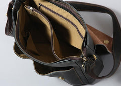 Cool Leather Mens Messenger Bag Shoulder Bags for Men