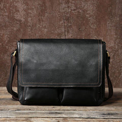 Cool Leather Mens Messenger Bag Shoulder Bags for Men