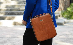 Cool Leather Mens Small Shoulder Bag Messenger Bags for men