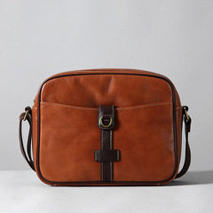 Leather Mens Cool Shoulder Bag Small Messenger Bag for men