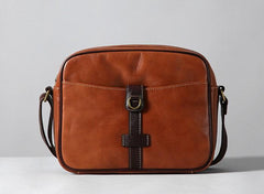 Leather Mens Cool Shoulder Bag Small Messenger Bag for men