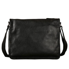 Coffee Leather Mens Cool Shoulder Bag Messenger Bags  for men