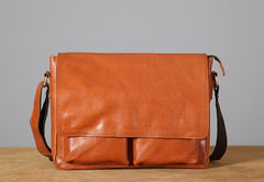Cool Leather Mens Messenger Bag Shoulder Bags for Men