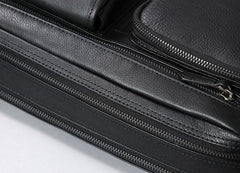 Genuine Leather Mens Cool Small Shoulder Bags Messenger Bag Bike Bag Cycling Bag for men