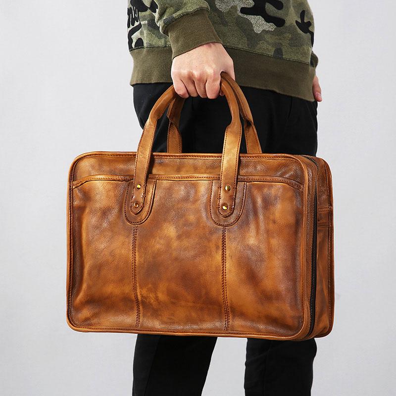  Laptop Messenger briefcase shoulder bag: Genuine