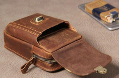 phone carrying case Leather Belt Pouch Mens Leather Cell Phone Holster Leather Cell Phone Belt Pouch