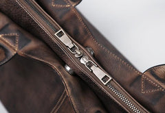 Cool Leather Mens Travel Bag Shoulder Bag Handbags Weekender Bag for Men