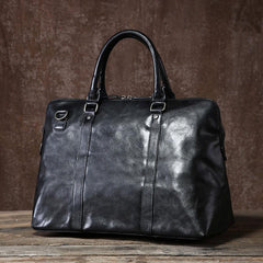 Leather Mens Travel Bag Cool Messenger Bag Shoulder Bag Travel Handbag for Men