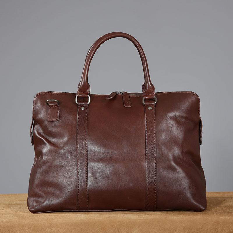 Leather Mens Travel Bag Cool Messenger Bag Shoulder Bag Travel Handbag for Men