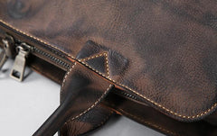 Cool Leather Mens Travel Bag Shoulder Bag Handbags Weekender Bag for Men