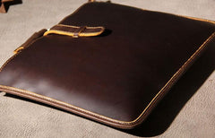 Leather Mens Vintage Briefcase Handbag Work Bag Business Bag Laptop Bag for men