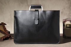 Leather Mens Vintage Briefcase Handbag Work Bag Business Bag Laptop Bag for men