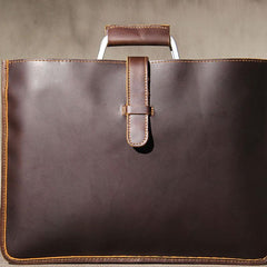 Leather Mens Vintage Briefcase Handbag Work Bag Business Bag Laptop Bag for men