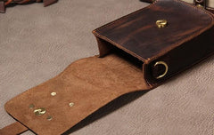 Leather Belt Pouch Mens Small Cases Waist Bag Belt Bags Shoulder Bag for Men