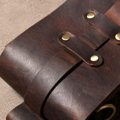 Leather Belt Pouch Mens Small Cases Waist Bag Belt Bags Shoulder Bag for Men