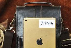 Genuine Leather Messenger Bag Cross Body Cool Chest Bag Sling Bag Travel Bag Hiking Bag For Men