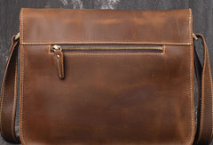 Genuine Leather Messenger Bag Cross Body Cool Chest Bag Sling Bag Travel Bag Hiking Bag For Men