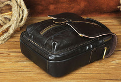 Genuine Leather Messenger Bag Cross Body Cool Chest Bag Sling Bag Travel Bag Hiking Bag For Men