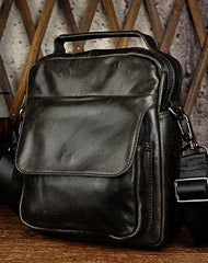 Genuine Leather Messenger Bag Cross Body Cool Chest Bag Sling Bag Travel Bag Hiking Bag For Men