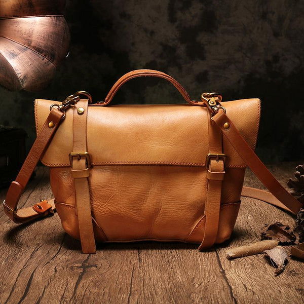Green Womens Leather Satchel Shoulder Bag Leather Brown Women's Satchel Handbag DD82781103