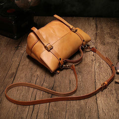 Green Womens Leather Satchel Shoulder Bag Leather Brown Women's Satchel Handbag Purse