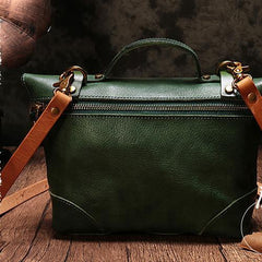 Green Womens Leather Satchel Shoulder Bag Leather Brown Women's Satchel Handbag Purse