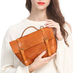 Brown Womens Leather Satchel Shoulder Bag Leather Green Women's Satchel Handbag Purse