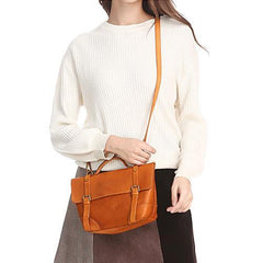 Brown Womens Leather Satchel Shoulder Bag Leather Green Women's Satchel Handbag Purse