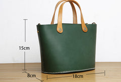 Genuine Leather Small Tote Bag Handbag Crossbody Bag Shoulder Bag Women Leather Purse