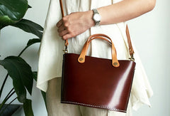 Genuine Leather Small Tote Bag Handbag Crossbody Bag Shoulder Bag Women Leather Purse